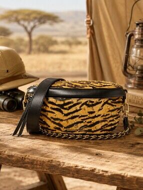 Michael Kors Slater Calf Hair and Leather Sling Pack - NWT